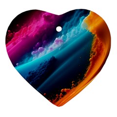 Abstract Art Artwork Ornament (Heart)