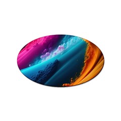 Abstract Art Artwork Sticker (oval)