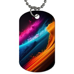 Abstract Art Artwork Dog Tag (One Side)