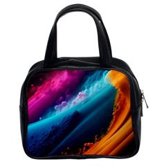 Abstract Art Artwork Classic Handbag (Two Sides)