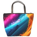 Abstract Art Artwork Bucket Bag Back