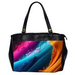 Abstract Art Artwork Oversize Office Handbag (2 Sides)