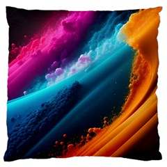 Abstract Art Artwork Large Cushion Case (Two Sides)