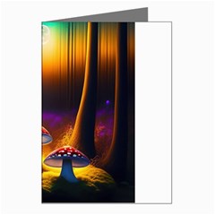 Ai Generated Mushrooms Wallpaper Greeting Cards (pkg Of 8)