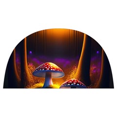 Ai Generated Mushrooms Wallpaper Anti Scalding Pot Cap by Uceng