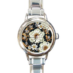 Fantasy People Mysticism Composing Fairytale Art Round Italian Charm Watch by Uceng