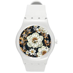 Fantasy People Mysticism Composing Fairytale Art Round Plastic Sport Watch (m) by Uceng