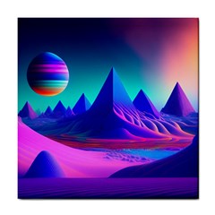 Fantasy Universe Art Wallpaper Artwork Tile Coaster by Uceng