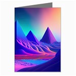 Fantasy Universe Art Wallpaper Artwork Greeting Cards (Pkg of 8) Left