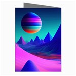 Fantasy Universe Art Wallpaper Artwork Greeting Cards (Pkg of 8) Right