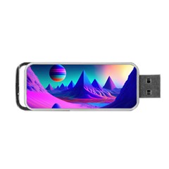 Fantasy Universe Art Wallpaper Artwork Portable Usb Flash (one Side) by Uceng