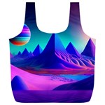 Fantasy Universe Art Wallpaper Artwork Full Print Recycle Bag (XXXL) Back