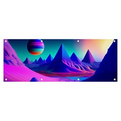 Fantasy Universe Art Wallpaper Artwork Banner And Sign 8  X 3  by Uceng