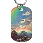 Abstract Art Psychedelic Arts Experimental Dog Tag (One Side) Front