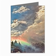 Abstract Art Psychedelic Arts Experimental Greeting Cards (pkg Of 8)