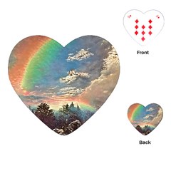 Abstract Art Psychedelic Arts Experimental Playing Cards Single Design (heart)