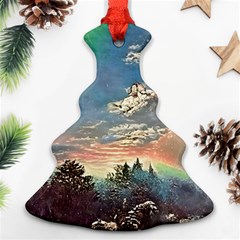 Abstract Art Psychedelic Arts Experimental Christmas Tree Ornament (two Sides)