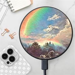 Abstract Art Psychedelic Arts Experimental Wireless Fast Charger(black)