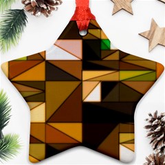 Abstract Experimental Geometric Shape Pattern Ornament (star)