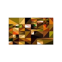 Abstract Experimental Geometric Shape Pattern Sticker (rectangular) by Uceng