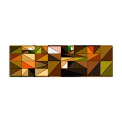 Abstract Experimental Geometric Shape Pattern Sticker (bumper) by Uceng