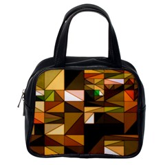 Abstract Experimental Geometric Shape Pattern Classic Handbag (one Side)