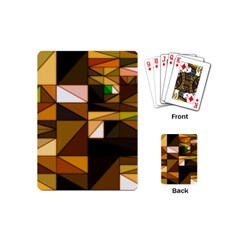 Abstract Experimental Geometric Shape Pattern Playing Cards Single Design (mini)