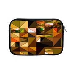 Abstract Experimental Geometric Shape Pattern Apple Ipad Mini Zipper Cases by Uceng