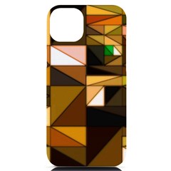 Abstract Experimental Geometric Shape Pattern Iphone 14 Plus Black Uv Print Case