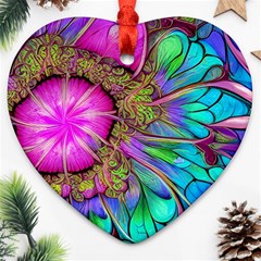 Abstract Art Psychedelic Experimental Ornament (heart)