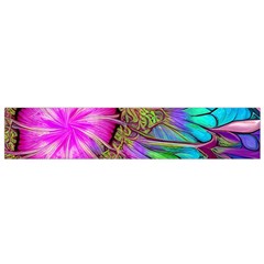 Abstract Art Psychedelic Experimental Small Premium Plush Fleece Scarf