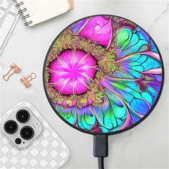 Abstract Art Psychedelic Experimental Wireless Fast Charger(black)