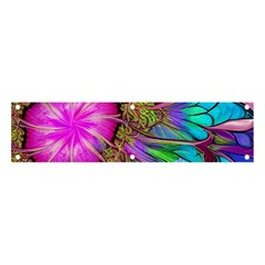 Abstract Art Psychedelic Experimental Banner And Sign 4  X 1  by Uceng