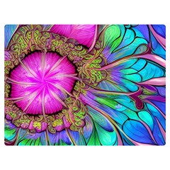 Abstract Art Psychedelic Experimental Two Sides Premium Plush Fleece Blanket (extra Small)