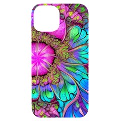 Abstract Art Psychedelic Experimental Iphone 14 Black Uv Print Case by Uceng