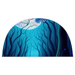 Blue Forrest Jungle,tree Trees Nature Landscape Anti Scalding Pot Cap by Uceng