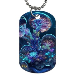 Fantasy People Mysticism Composing Fairytale Art 3 Dog Tag (one Side) by Uceng