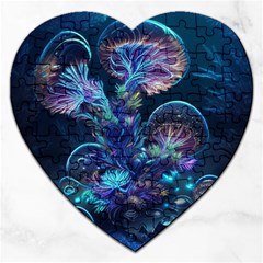 Fantasy People Mysticism Composing Fairytale Art 3 Jigsaw Puzzle (heart) by Uceng