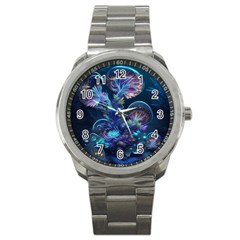 Fantasy People Mysticism Composing Fairytale Art 3 Sport Metal Watch by Uceng