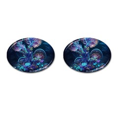 Fantasy People Mysticism Composing Fairytale Art 3 Cufflinks (oval) by Uceng