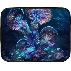 Fantasy People Mysticism Composing Fairytale Art 3 Two Sides Fleece Blanket (mini) by Uceng