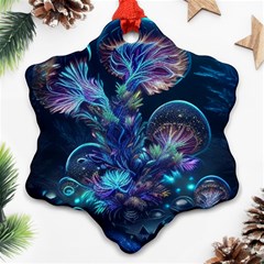 Fantasy People Mysticism Composing Fairytale Art 3 Ornament (snowflake) by Uceng