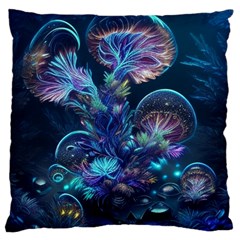 Fantasy People Mysticism Composing Fairytale Art 3 Large Cushion Case (one Side) by Uceng