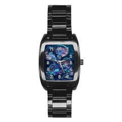 Fantasy People Mysticism Composing Fairytale Art 3 Stainless Steel Barrel Watch by Uceng