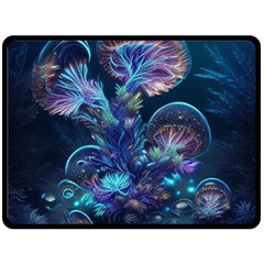 Fantasy People Mysticism Composing Fairytale Art 3 Two Sides Fleece Blanket (large) by Uceng