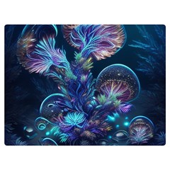 Fantasy People Mysticism Composing Fairytale Art 3 Two Sides Premium Plush Fleece Blanket (extra Small) by Uceng