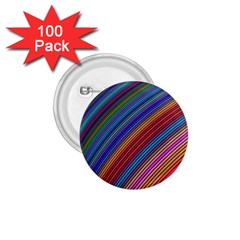 Multicolored Stripe Curve Striped Background 1 75  Buttons (100 Pack)  by Uceng