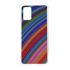 Multicolored Stripe Curve Striped Background Samsung Galaxy S20plus 6 7 Inch Tpu Uv Case by Uceng