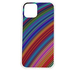 Multicolored Stripe Curve Striped Background Iphone 12 Pro Max Tpu Uv Print Case by Uceng