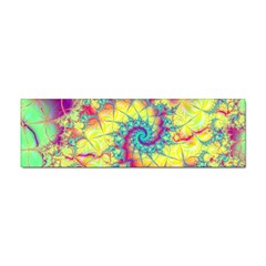 Fractal Spiral Abstract Background Vortex Yellow Sticker Bumper (100 Pack) by Uceng